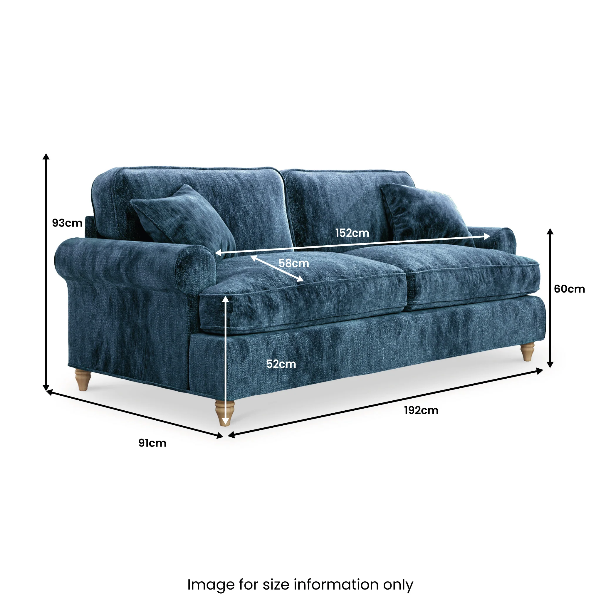 Alfie 3 Seater Sofa - Image 66