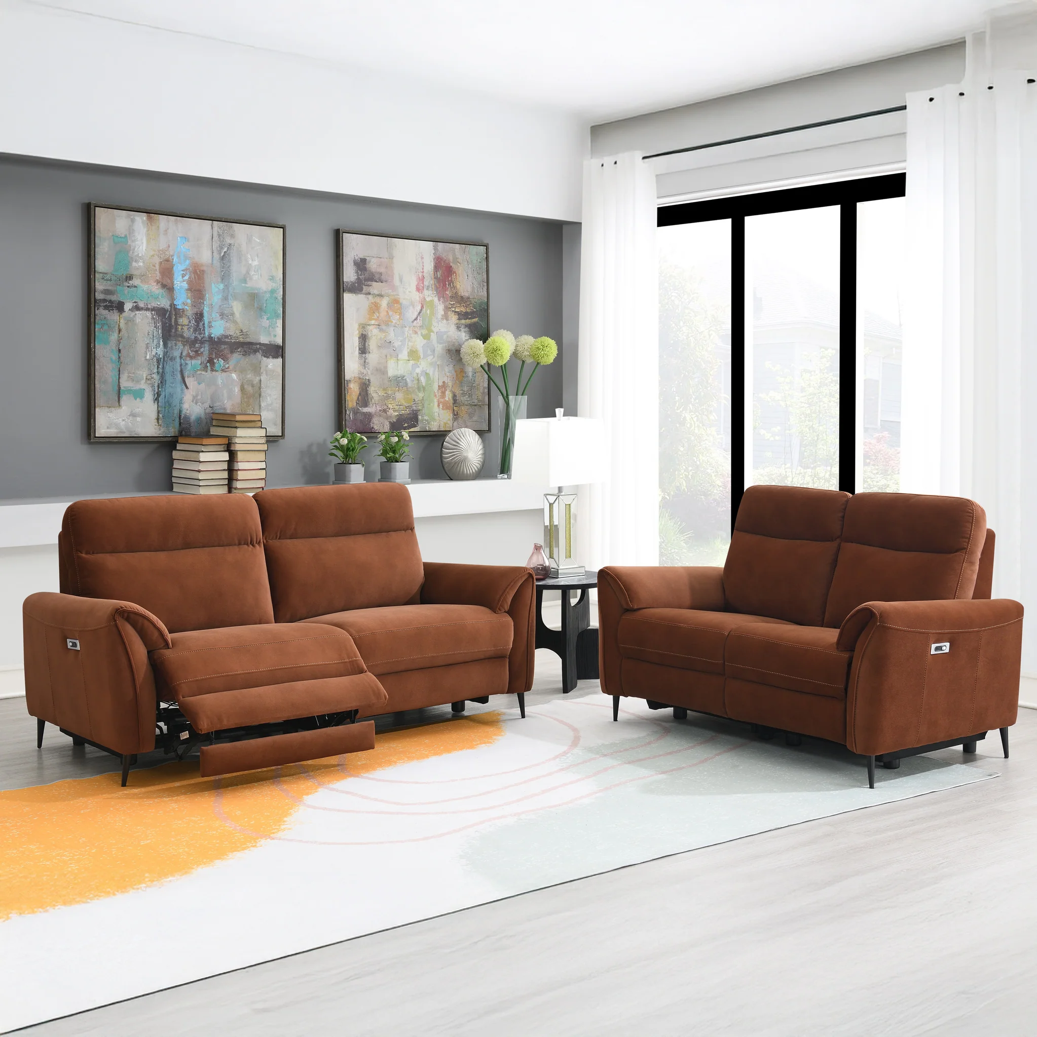 Appleby 2 Seater Power Recliner Sofa - Image 3