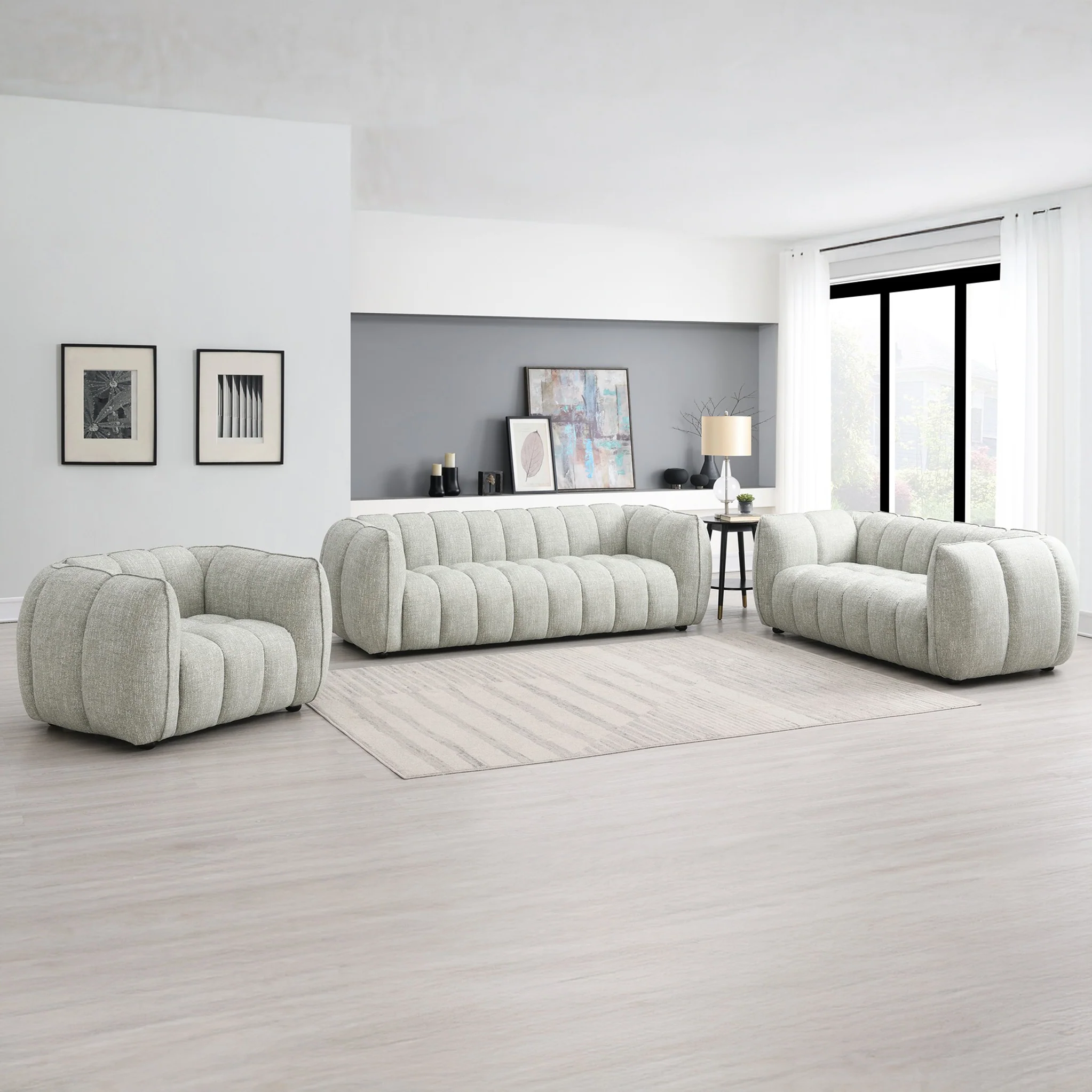 Arcot 3 Seater Sofa - Image 3