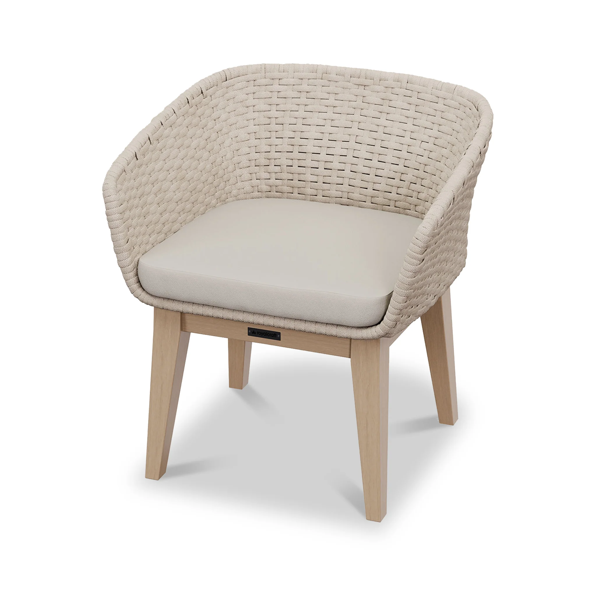Astral 6 Seater Round Terrazzo Concrete Dining Set with Eden Dusk Dining Chairs - Image 7