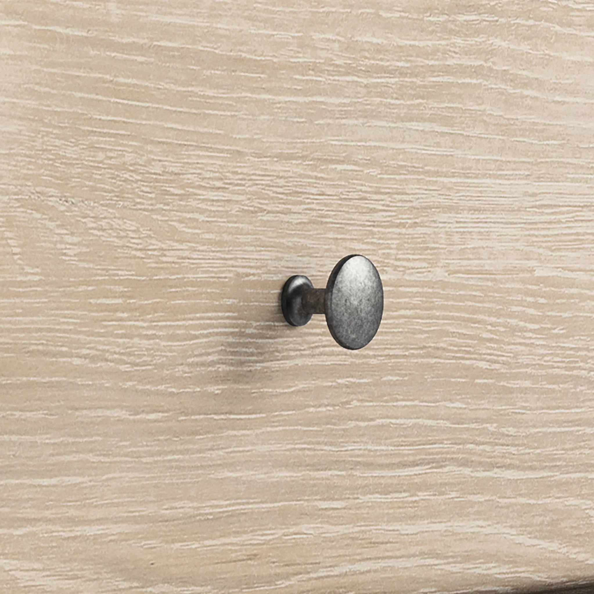 Celine Washed Oak 2 Drawer Bedside Table - Image 6