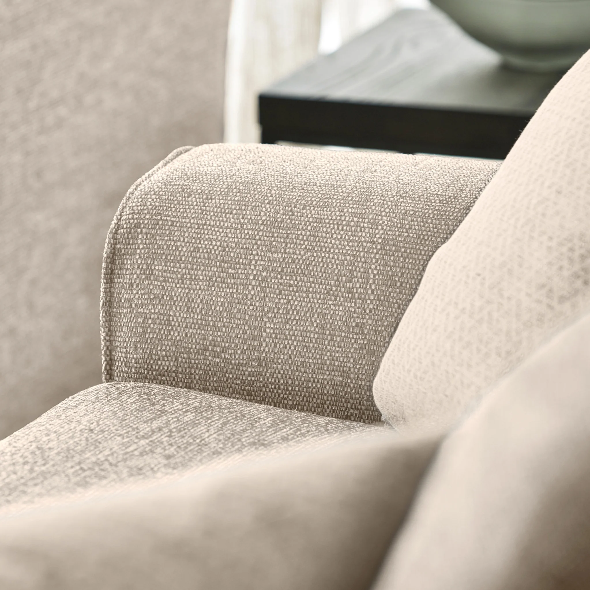 Cheswick Textured Weave Fabric 3 Seater Sofa - Image 12