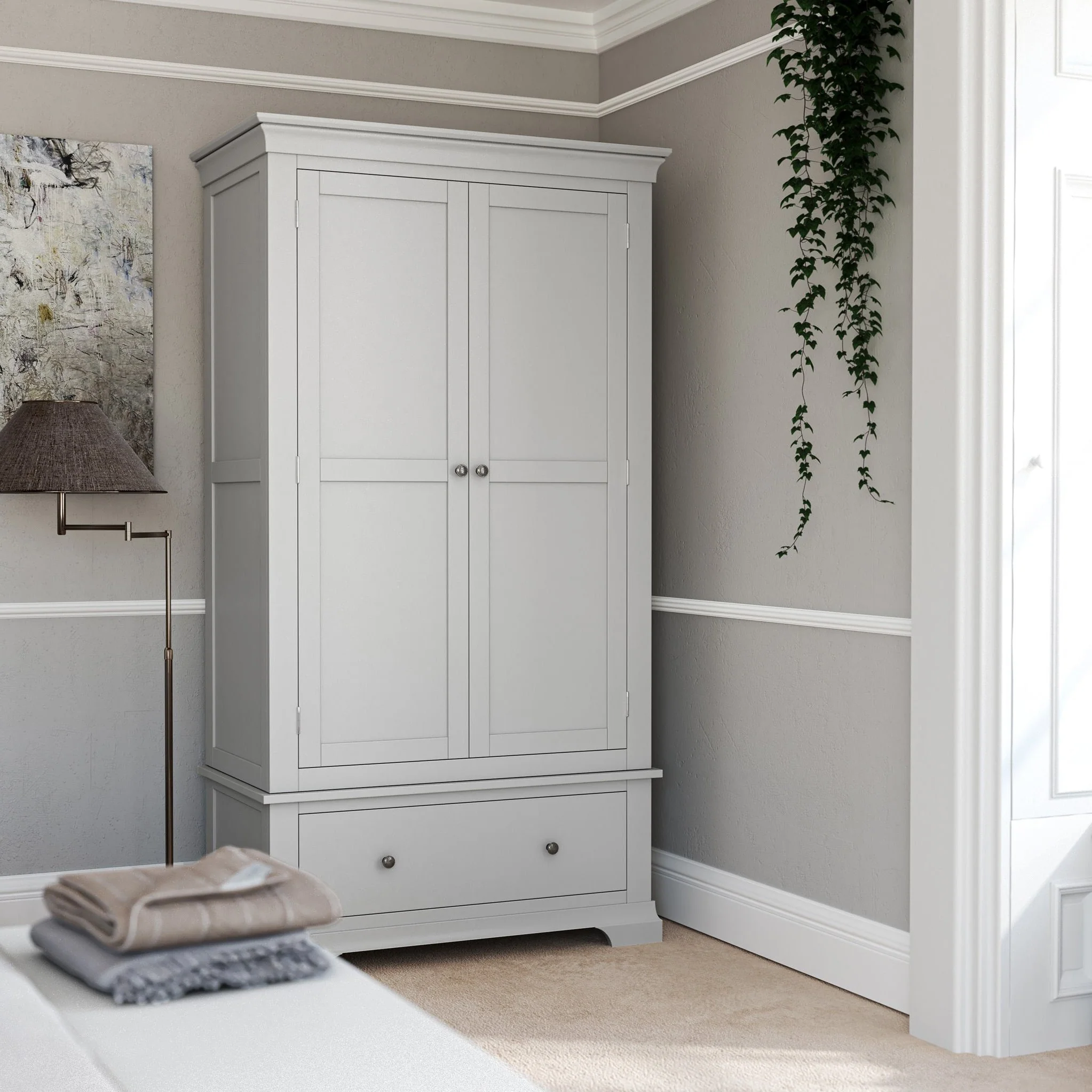 Colette Double Wardrobe & Drawer - Image 2