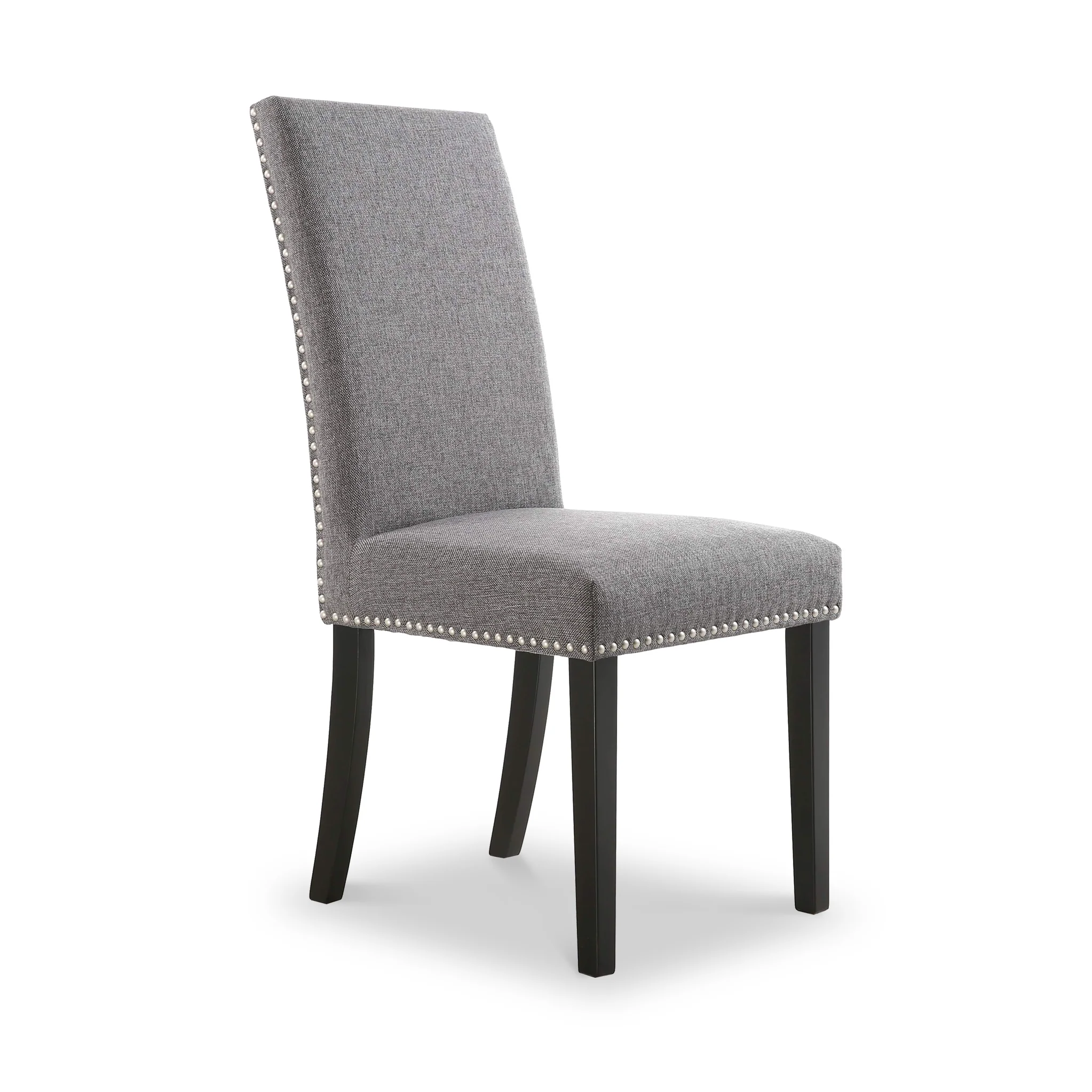 Conran Stud Detail Dining Chair with Black Legs