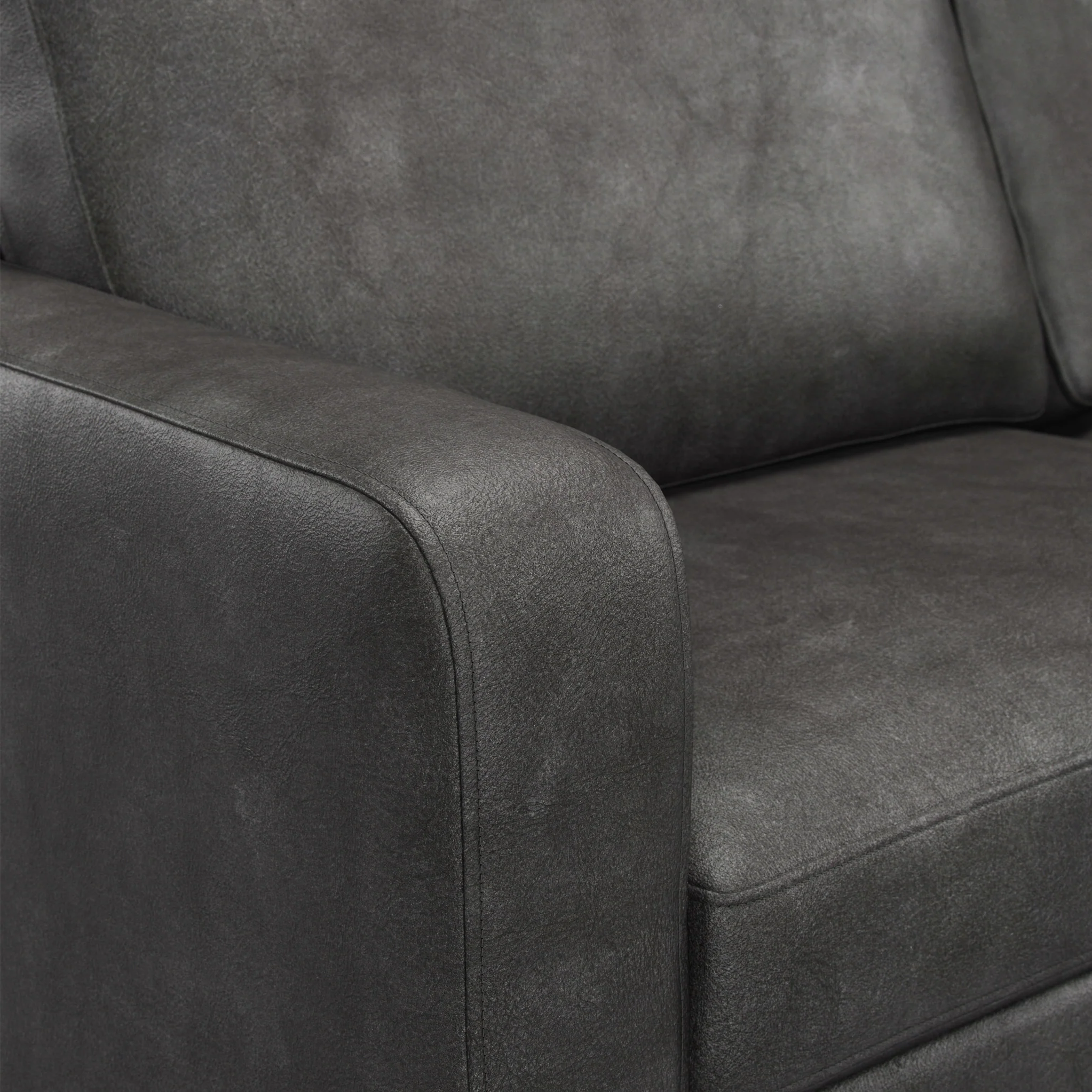 Cullen Faux Leather Armchair - Image 3