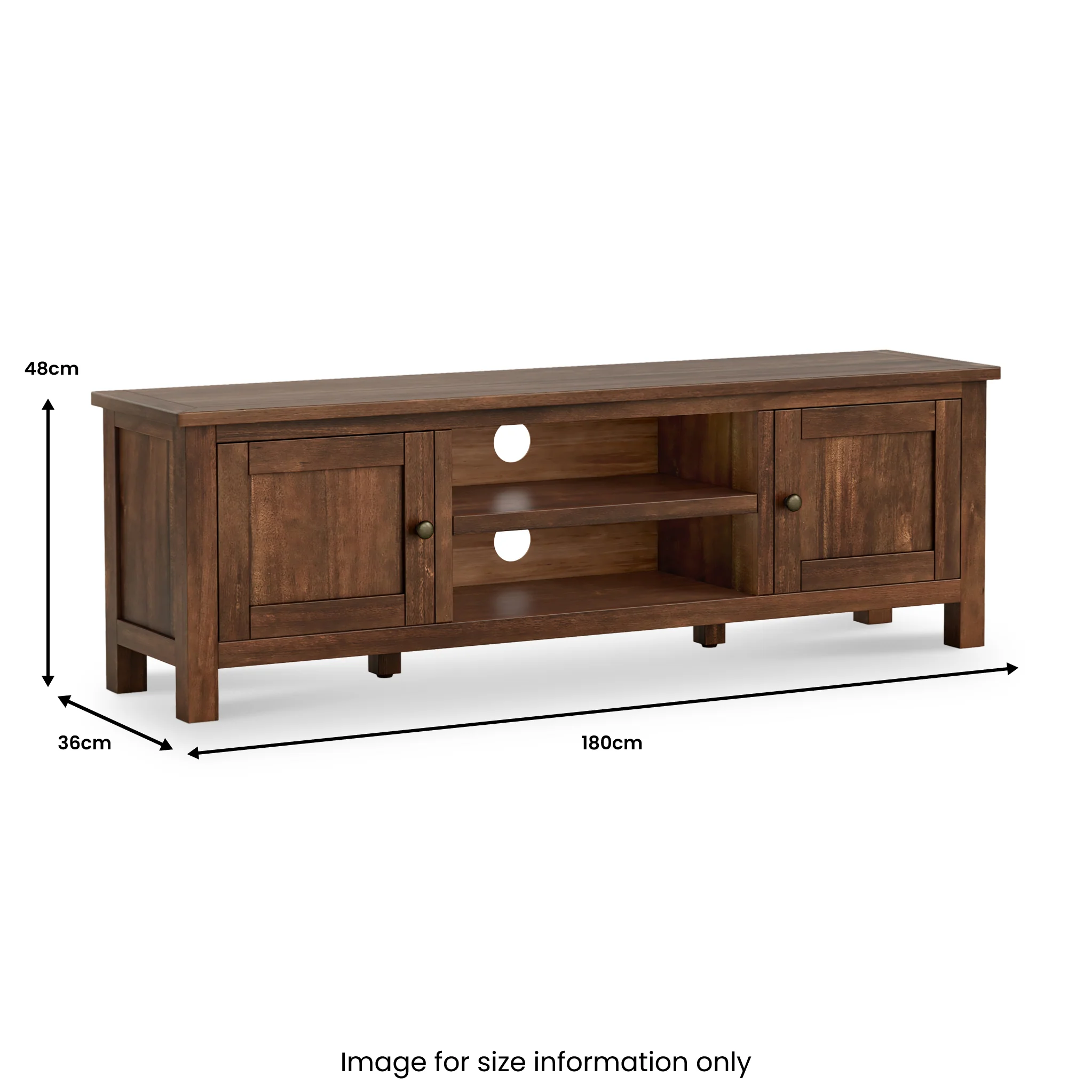 Duchy Acacia 180cm Extra Wide TV Unit - Image 8