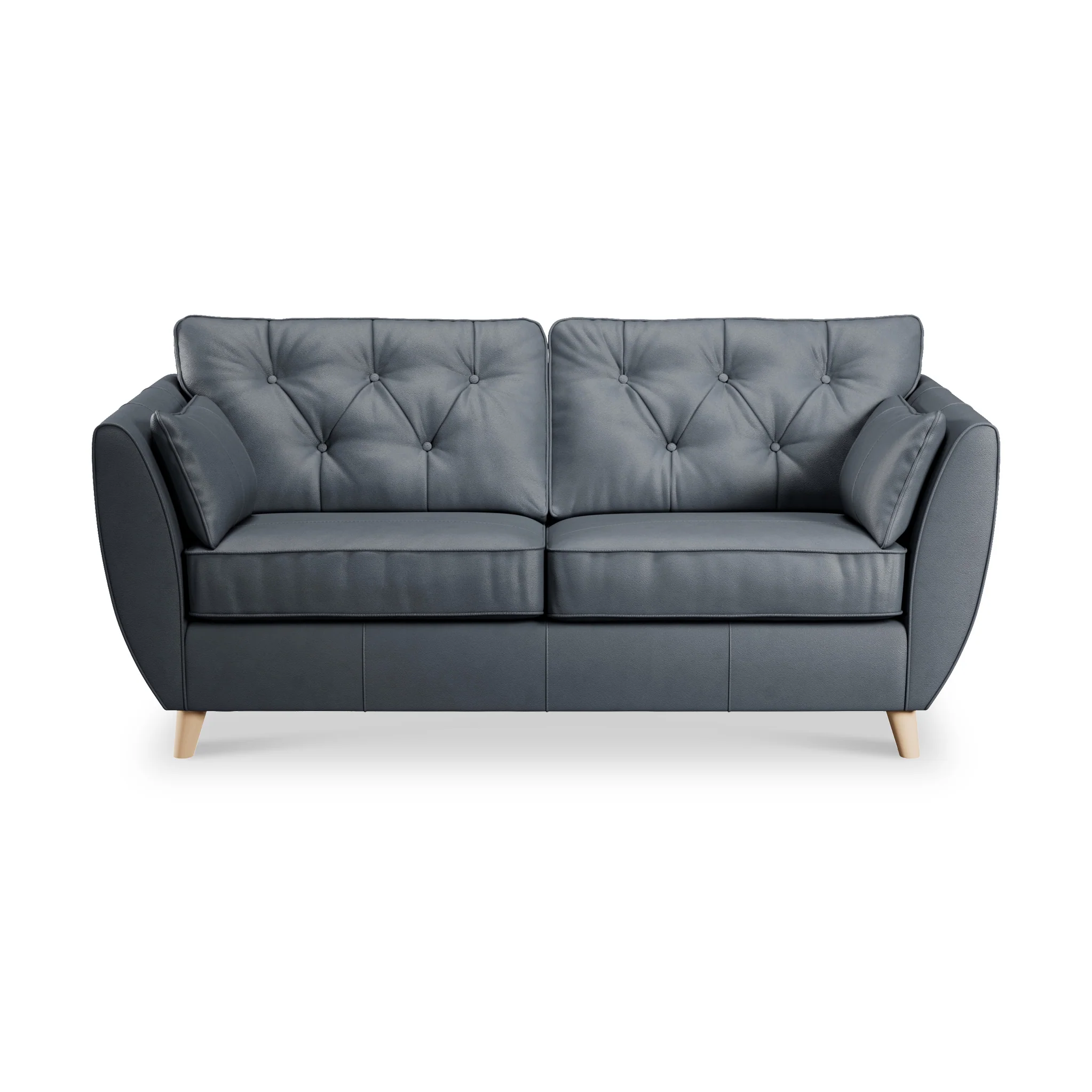 Edison Leather 3 Seater Sofa - Image 21