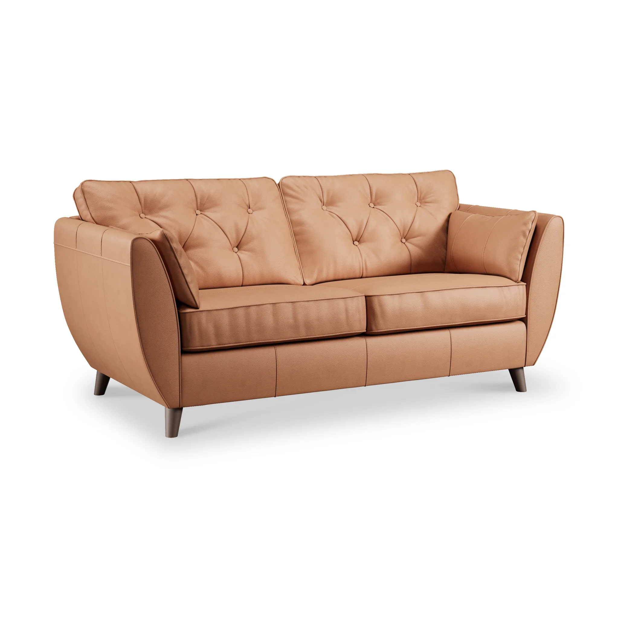 Edison Leather 3 Seater Sofa - Image 48