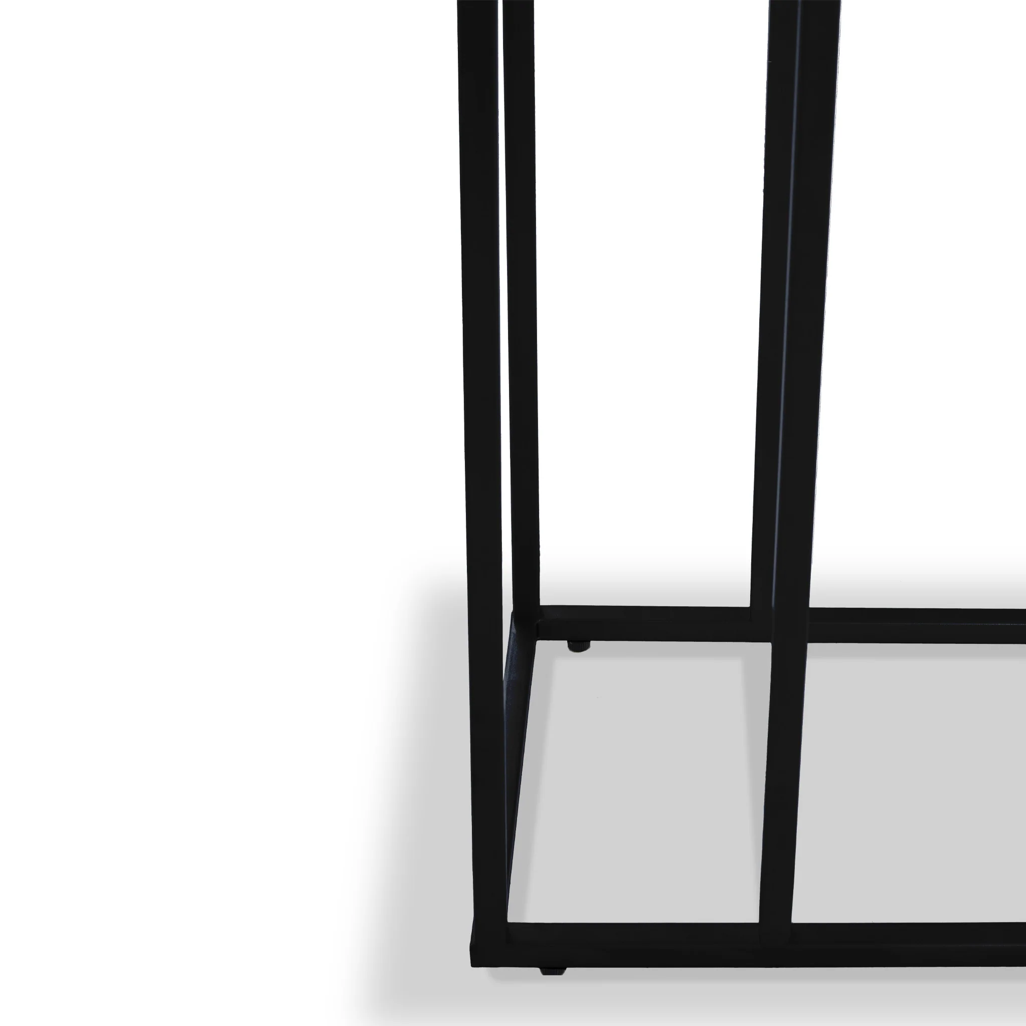 Elissa Marble Side Table with Black Leg - Image 12