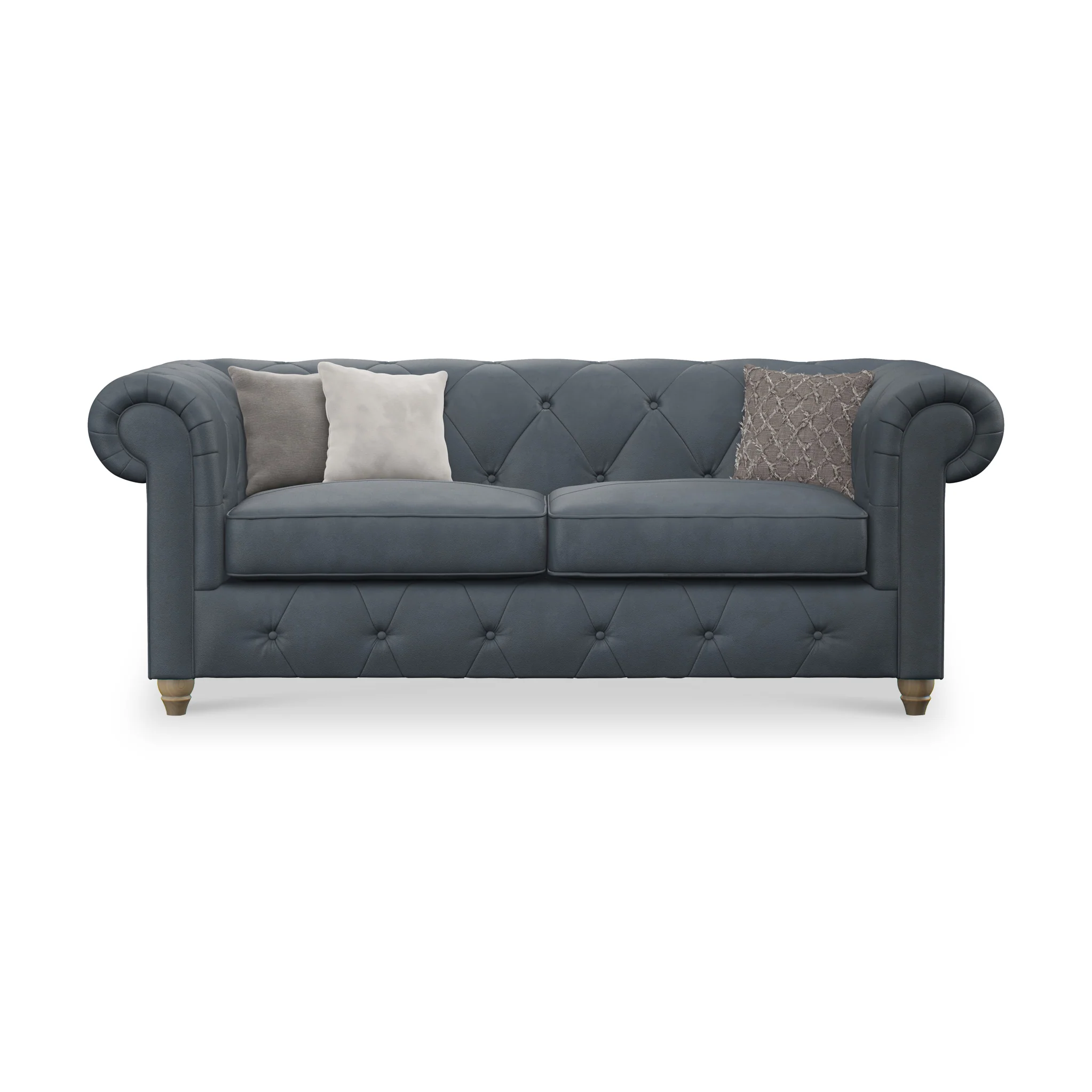 Everett Leather 3 Seater Sofa