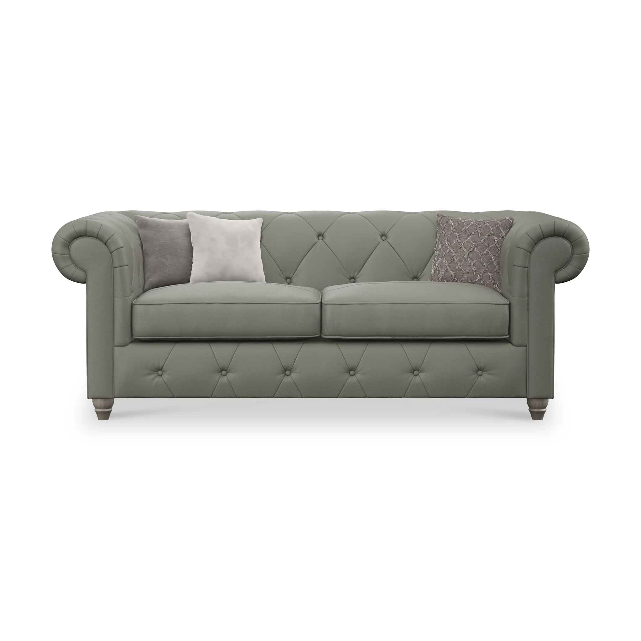 Everett Leather 3 Seater Sofa - Image 16
