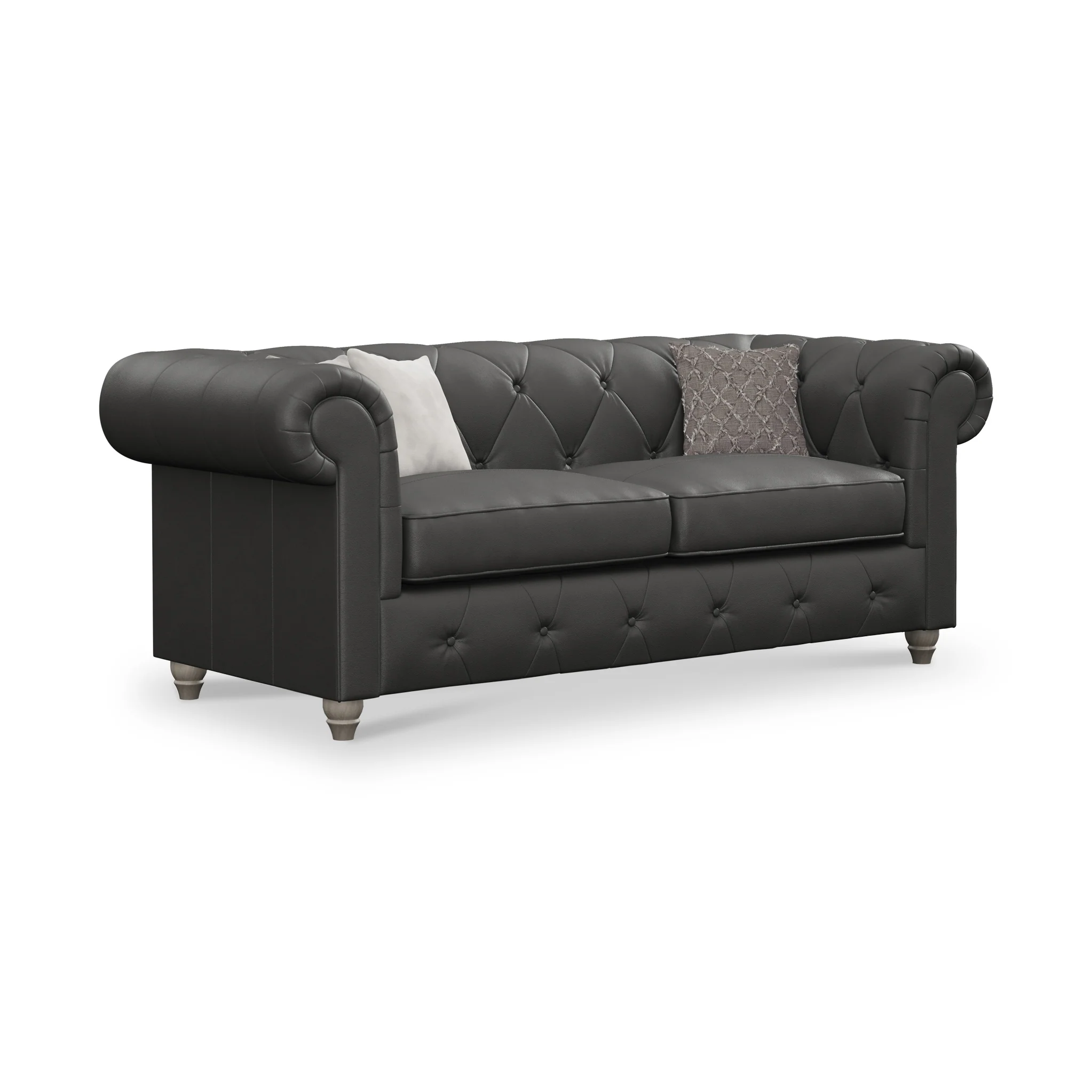Everett Leather 3 Seater Sofa - Image 41