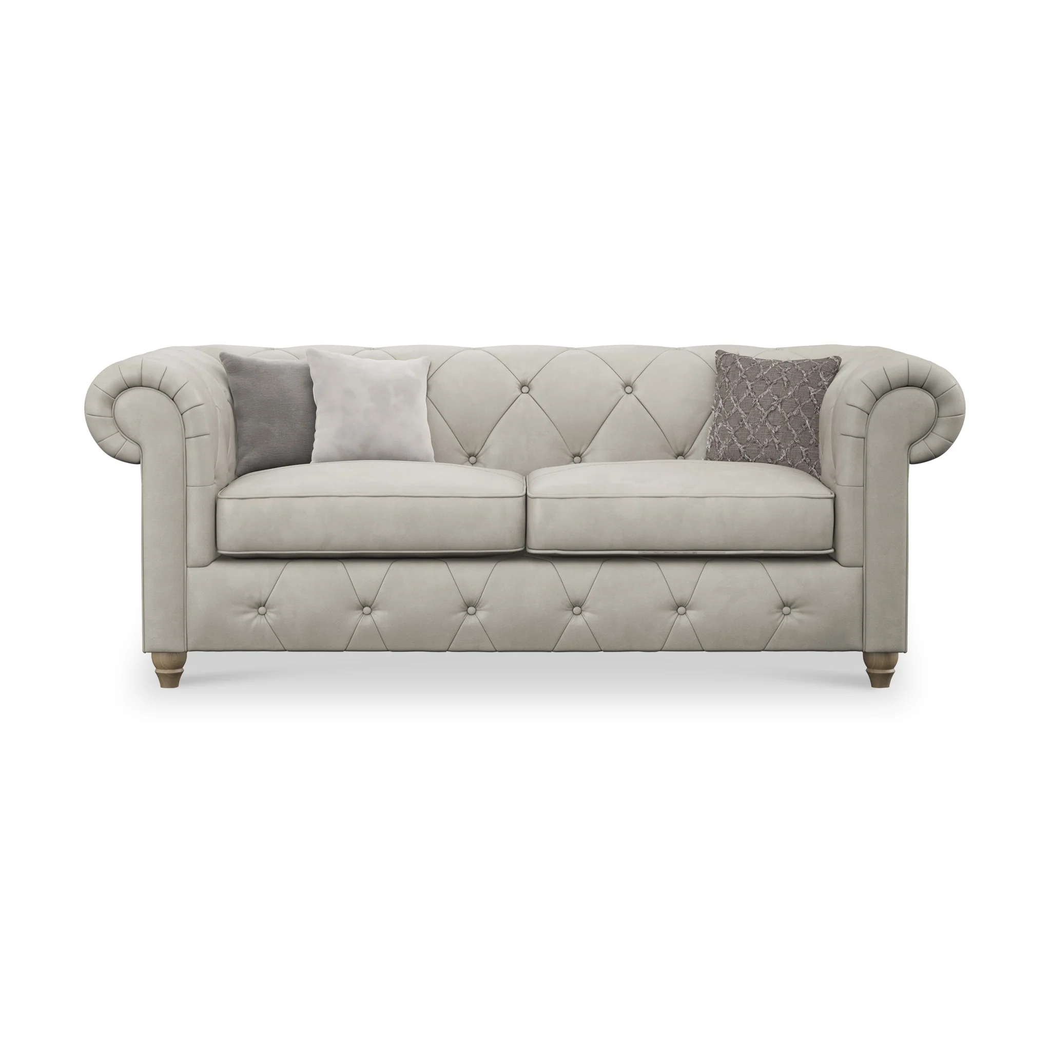 Everett Leather 3 Seater Sofa - Image 56
