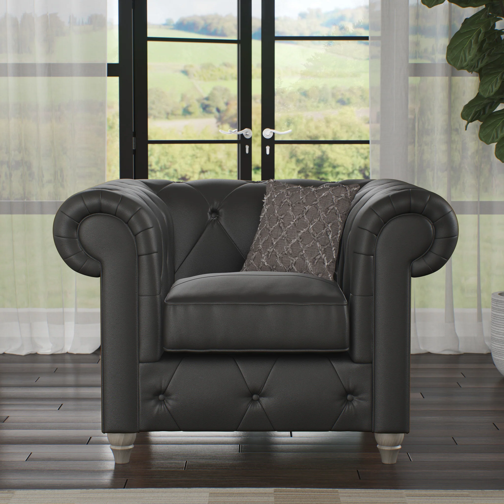 Everett Leather Armchair - Image 39