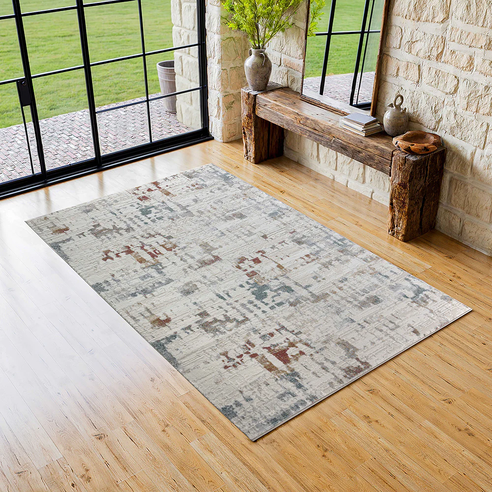 Farley Textured Abstract Design Rug - Image 2