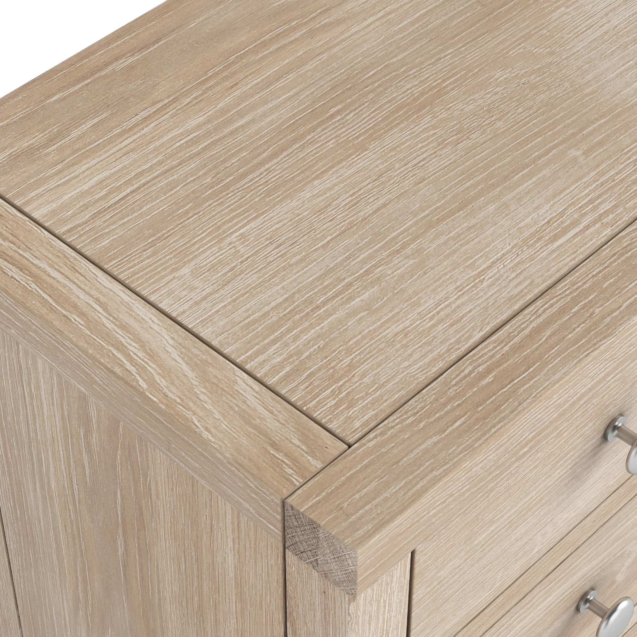 Farro Washed Oak 6 Drawer Chest - Image 5