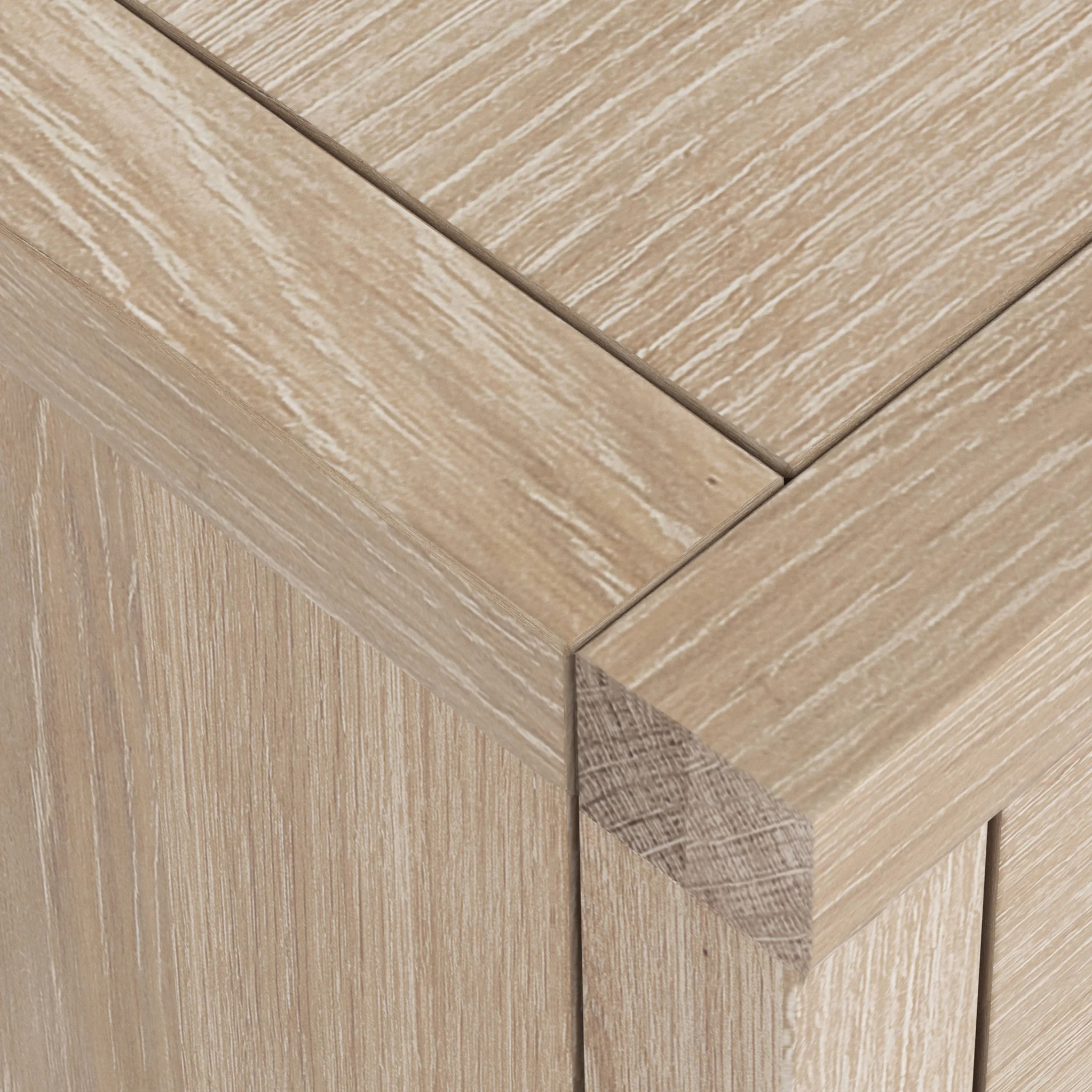 Farro Washed Oak Large Sideboard - Image 6