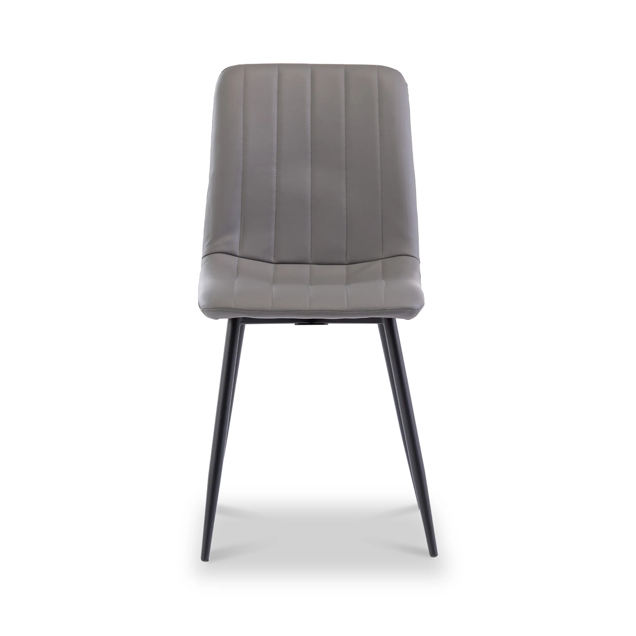 Geri Faux Leather Curved Seat Dining Chair - Image 8