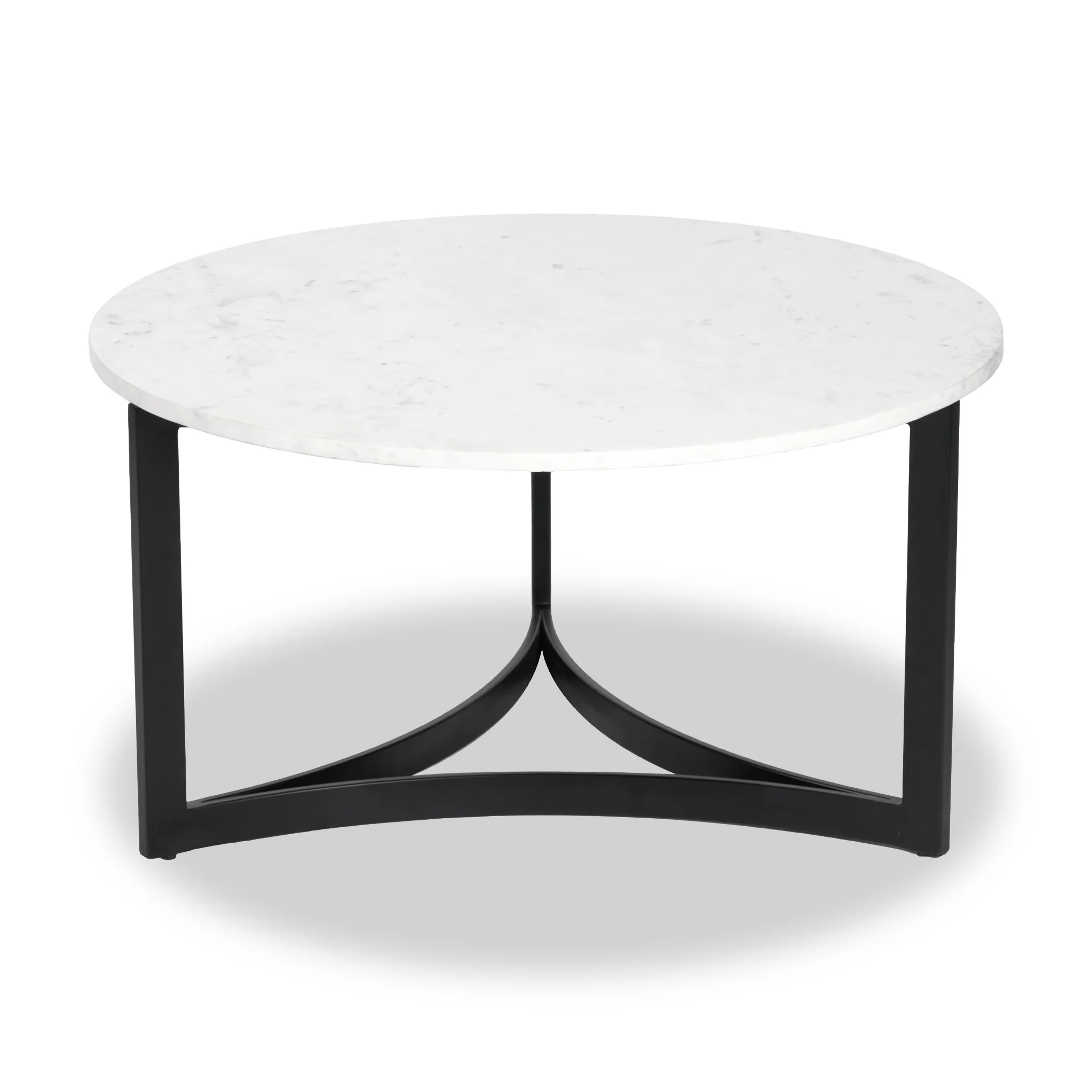 Hendrick Marble Top Round Coffee Table