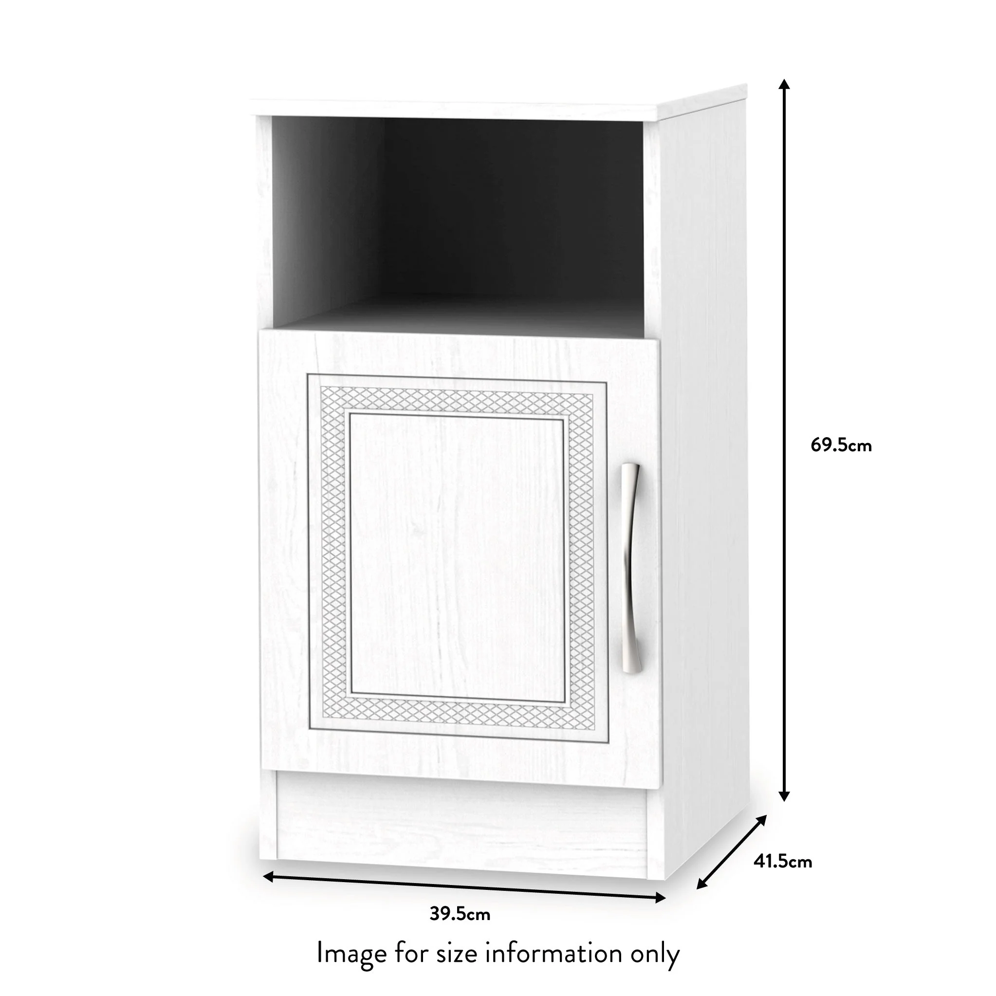 Killgarth White 3 Piece Bedroom Set - Image 3