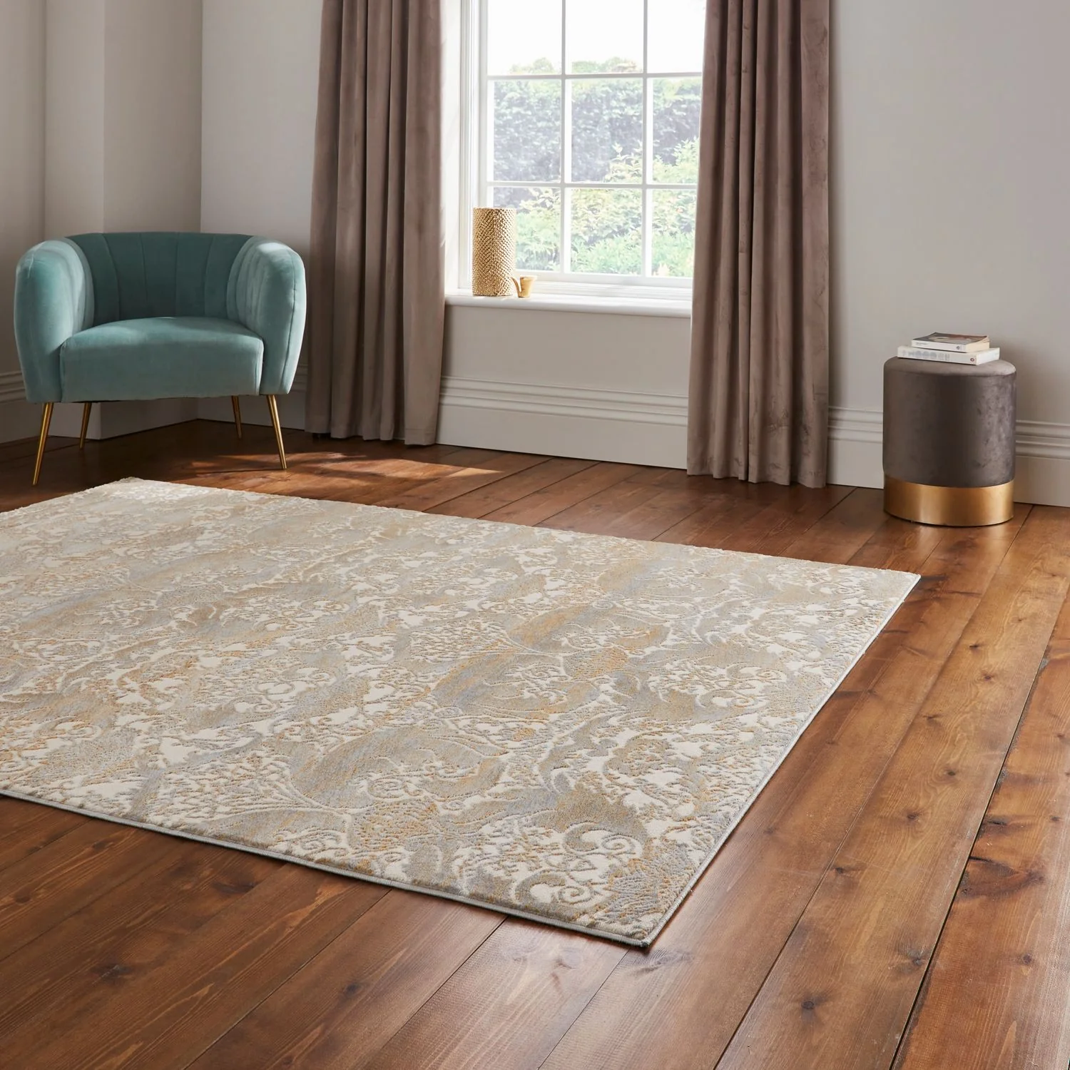Laurence Llewelyn-Bowen Imperial Metallic Rug - Image 21