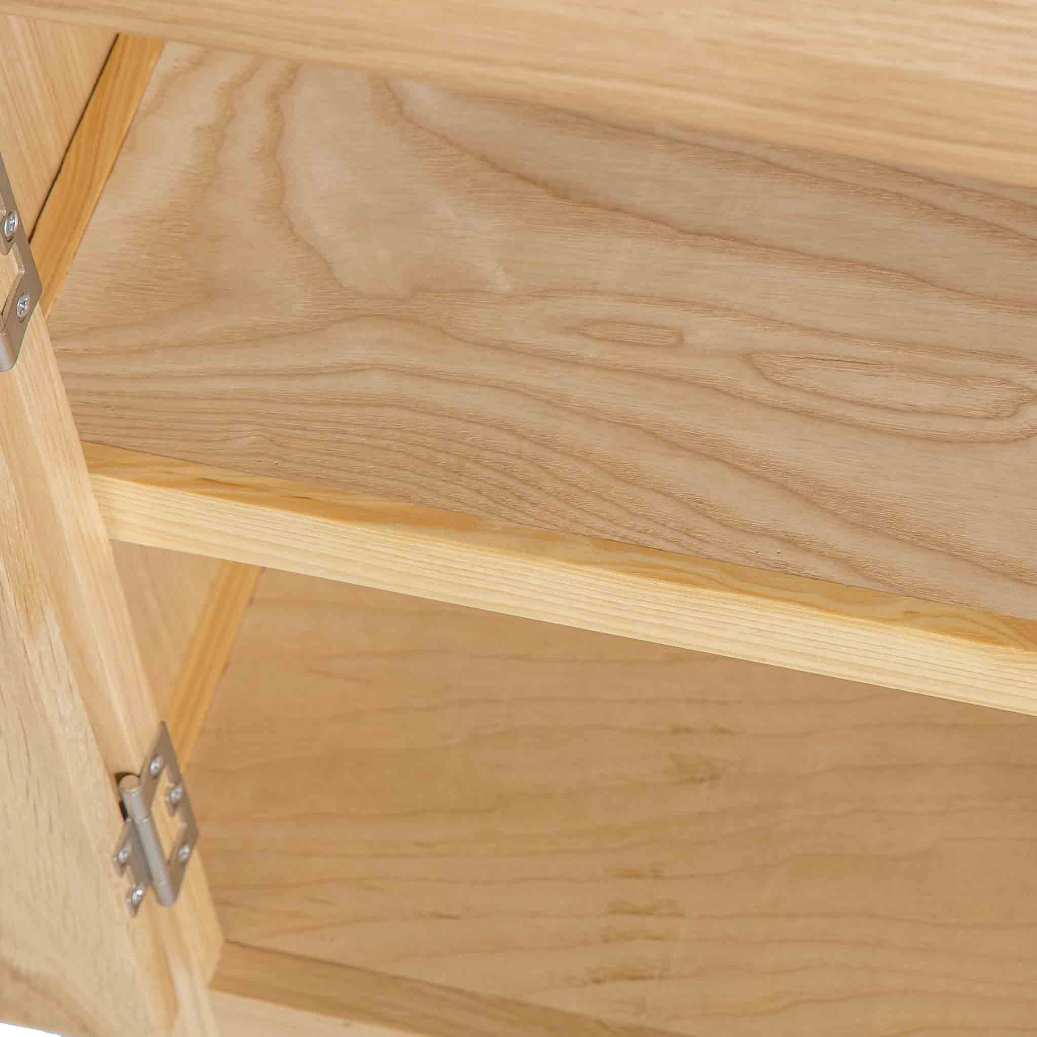London Oak 180cm Extra Wide TV Stand - Image 8