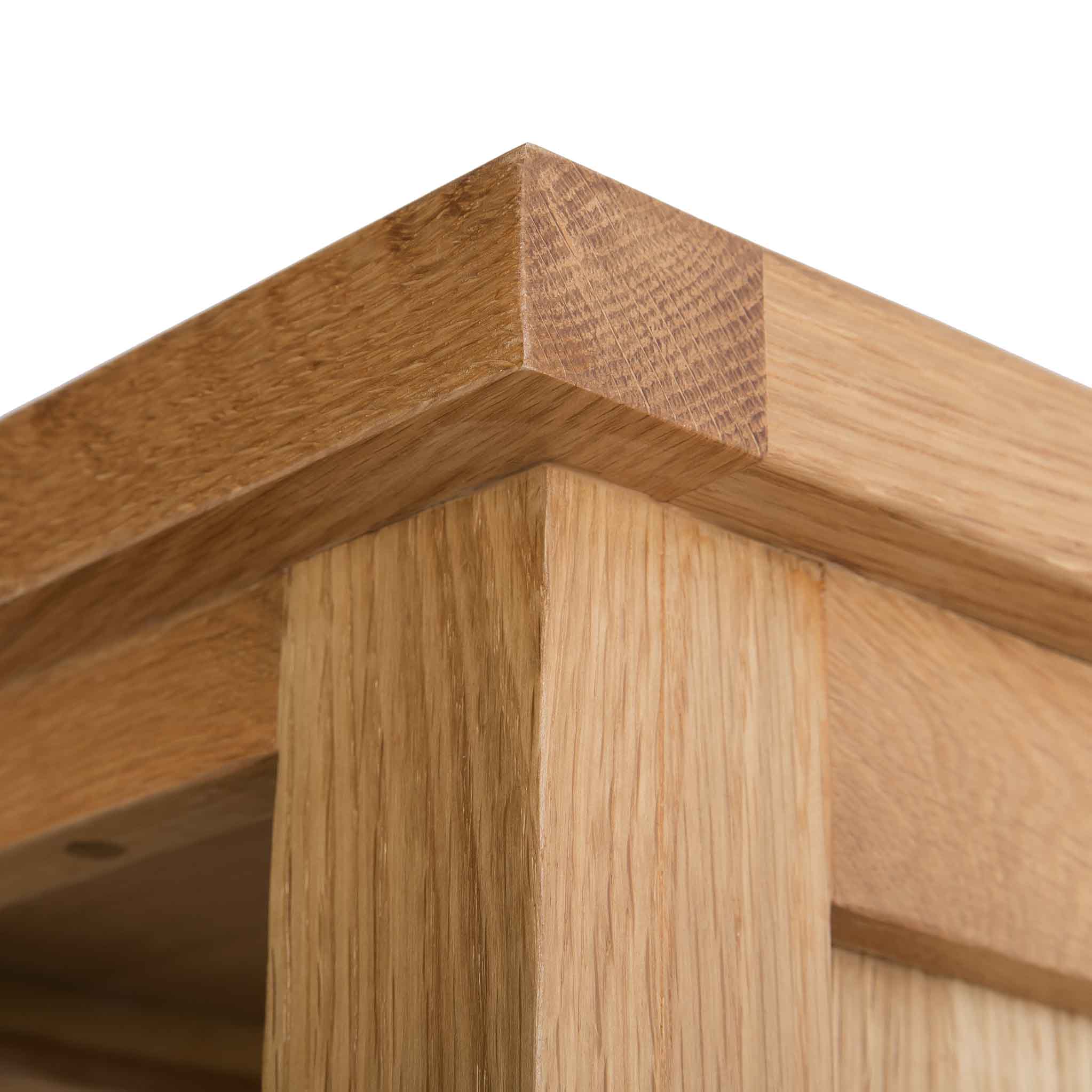 London Oak Slim Bookcase - Image 8