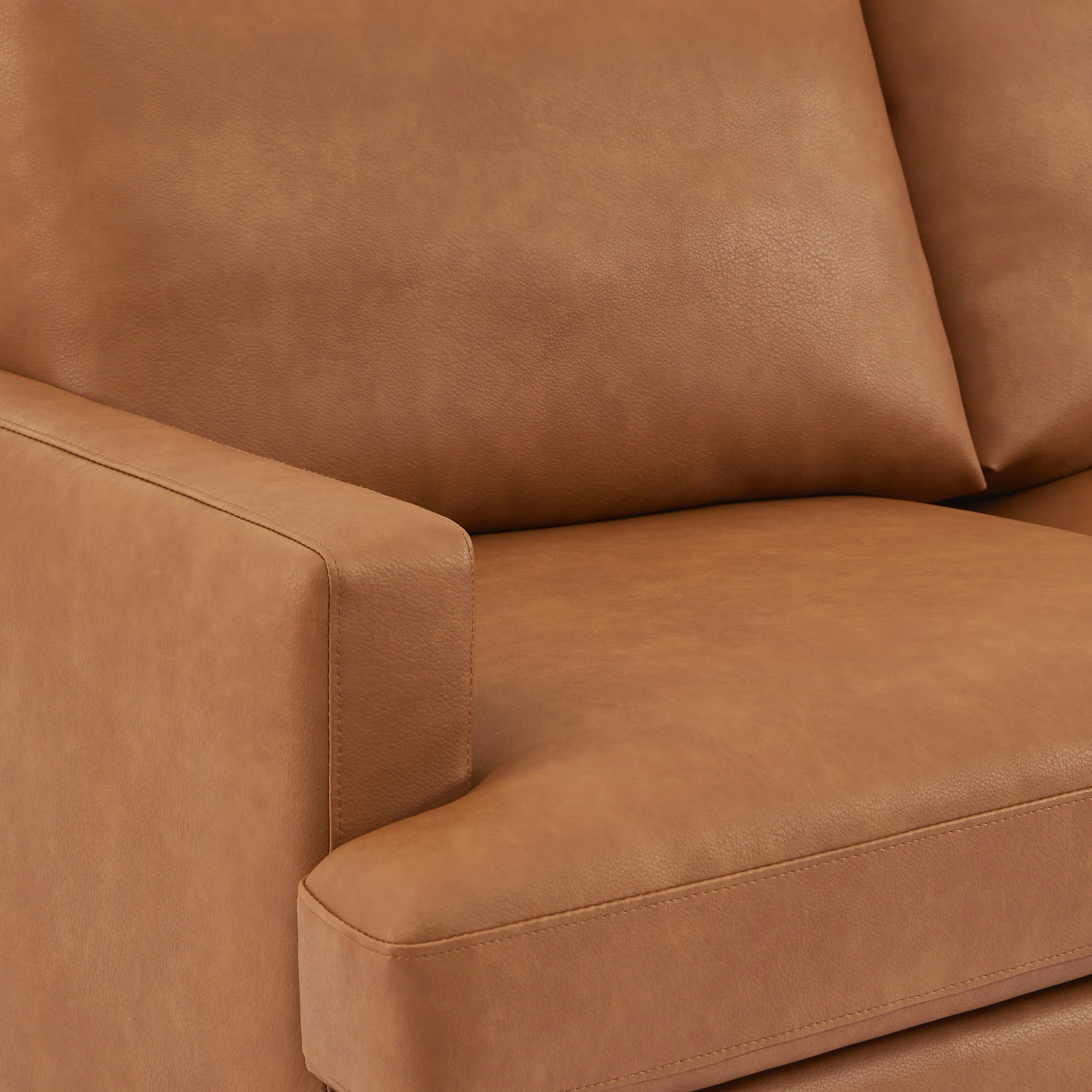 Max Faux Leather Corner Chaise Sofa - Image 10