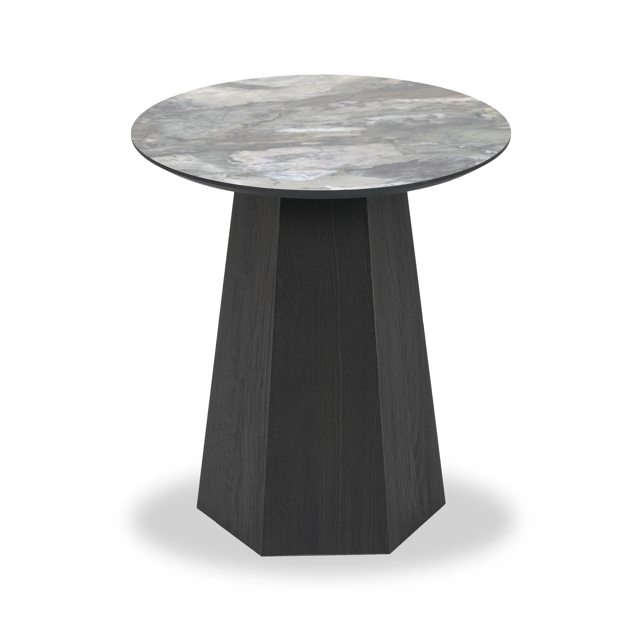 Myana Marble Effect Side Table