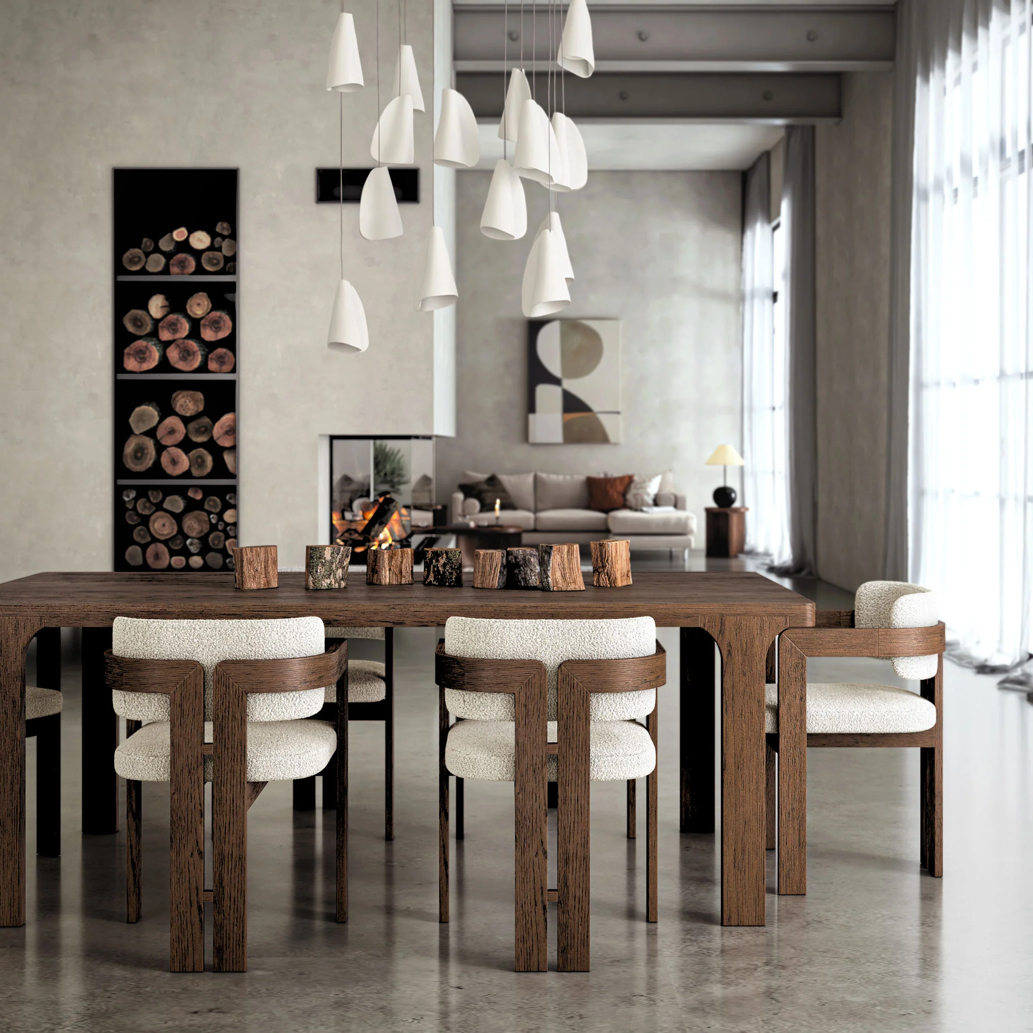 Mylor Oak 180cm Rectangular Dining Table - Image 2
