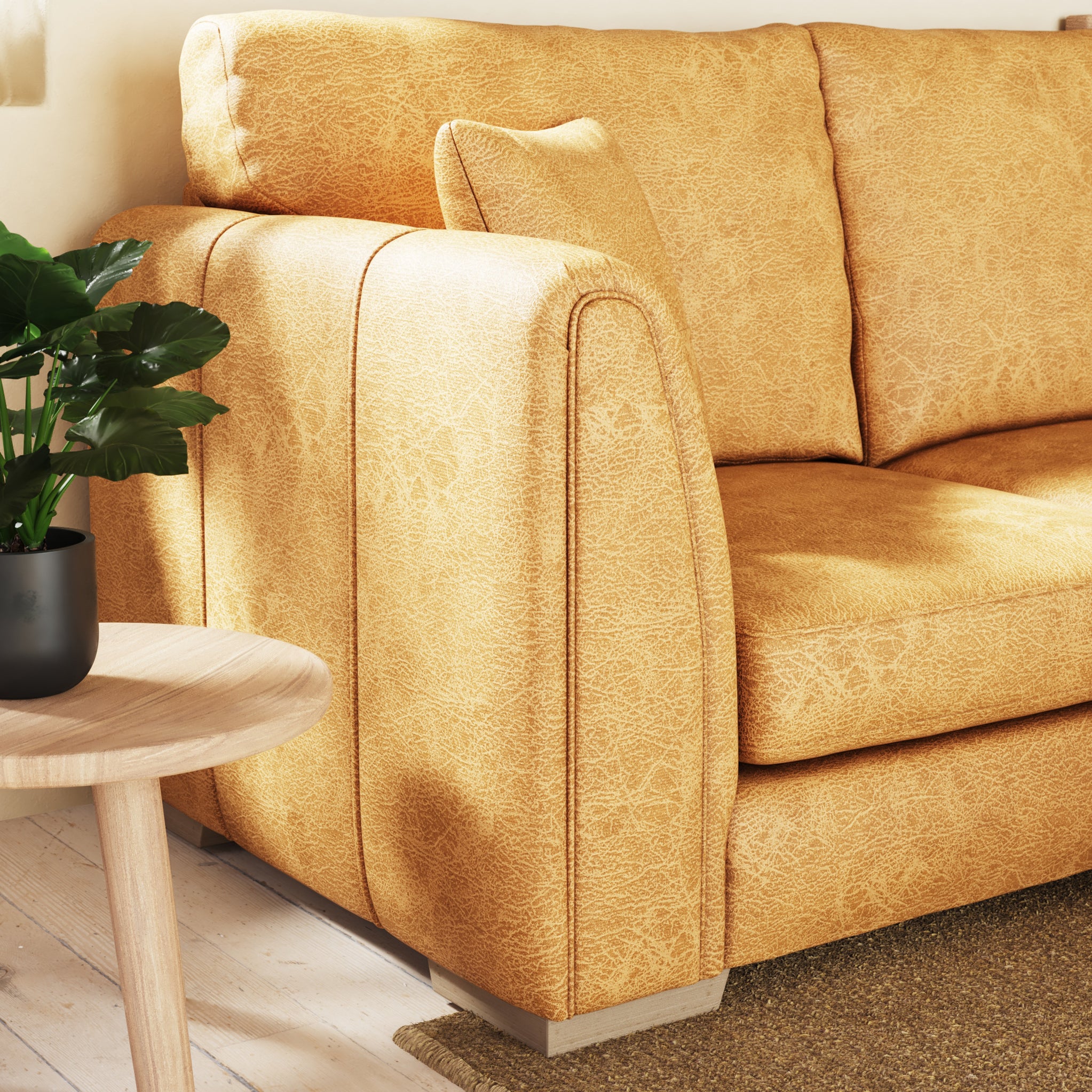 Oakley Faux Leather 2 Seater Sofa - Image 35