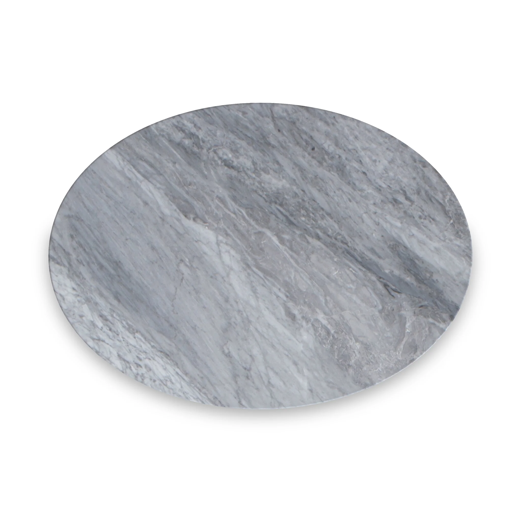 Pimlico Marble Oval Coffee Table with Gold Frame - Image 6