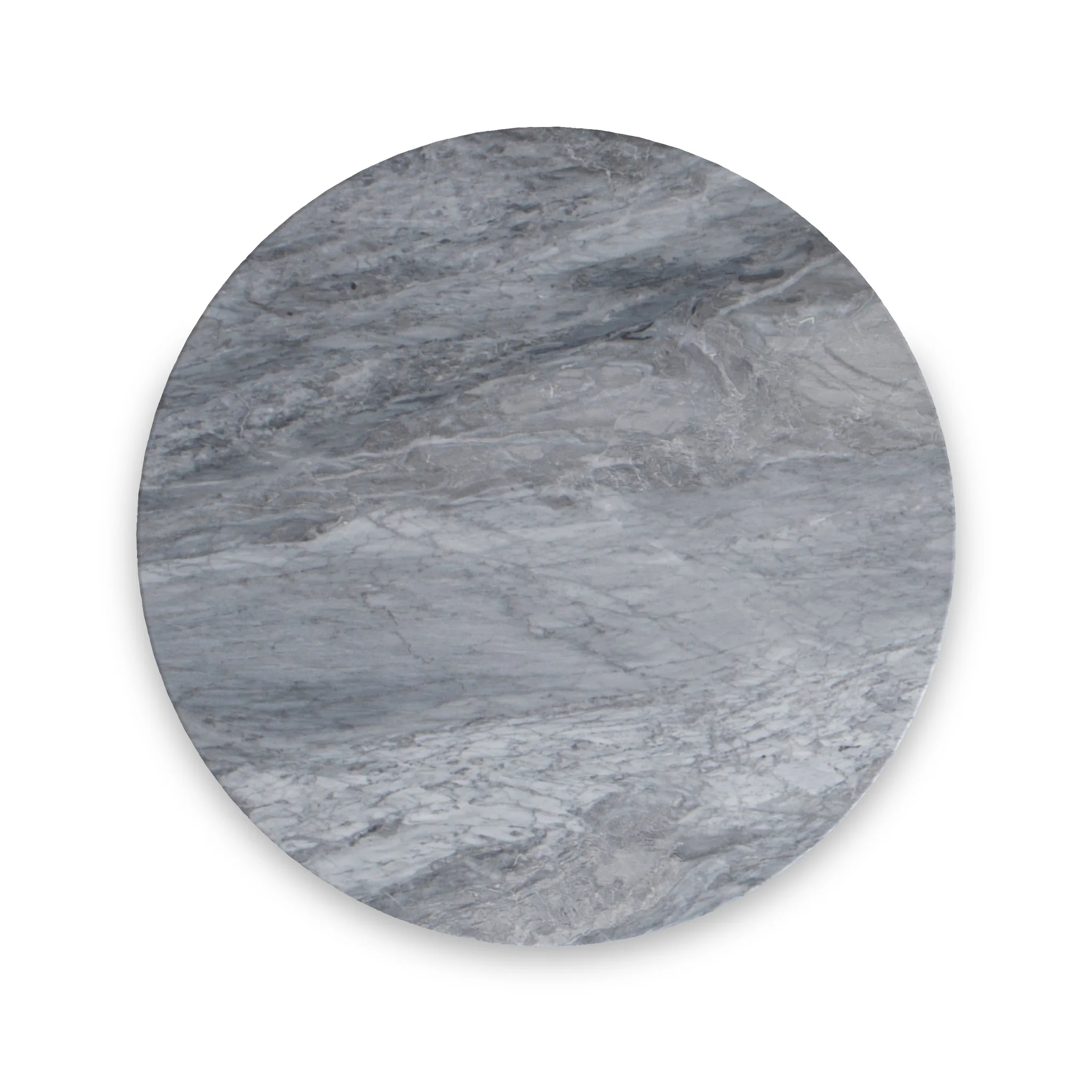 Pimlico Marble Round C Side Table with Grey Frame - Image 6