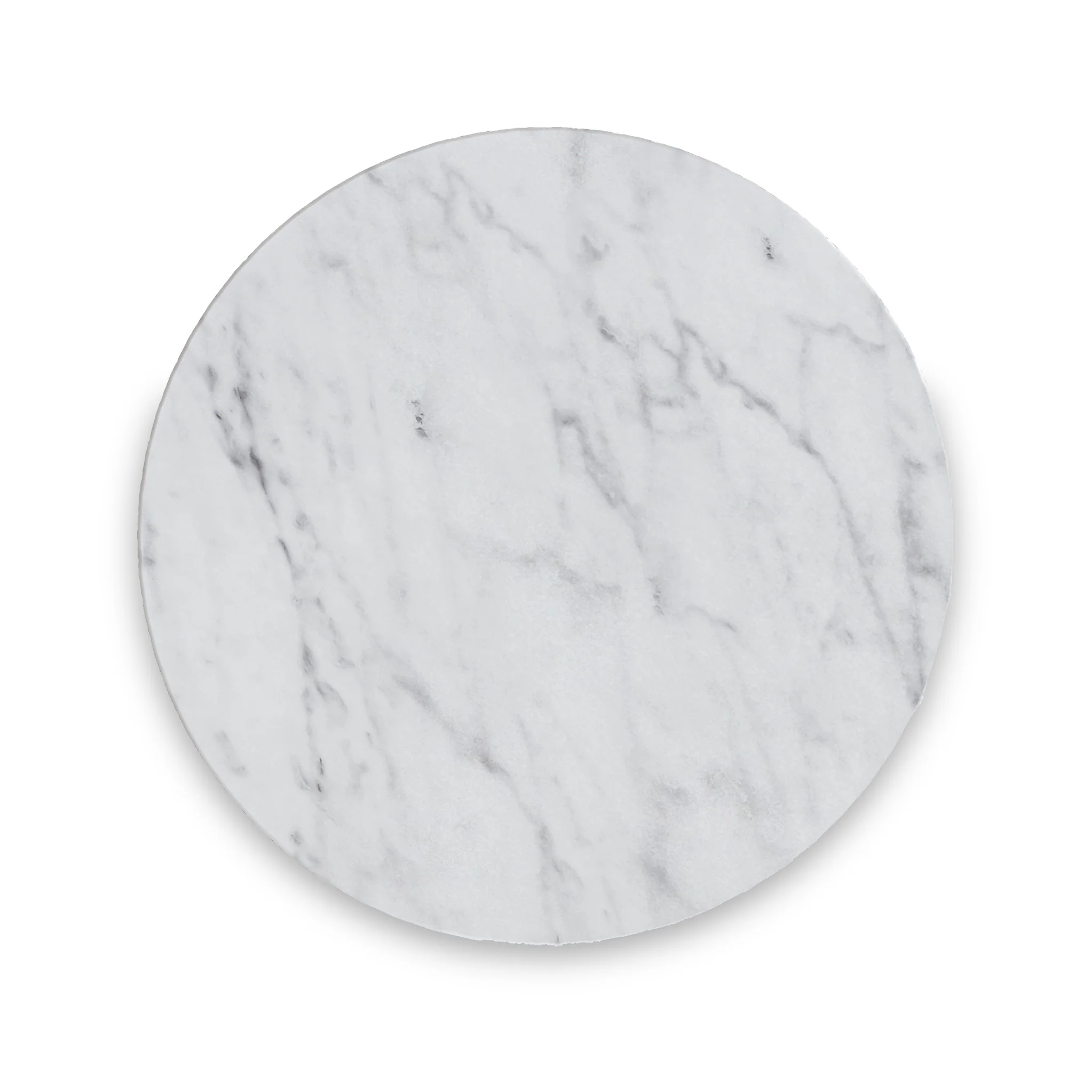 Pimlico Marble Round Side Table with Gold Frame - Image 3