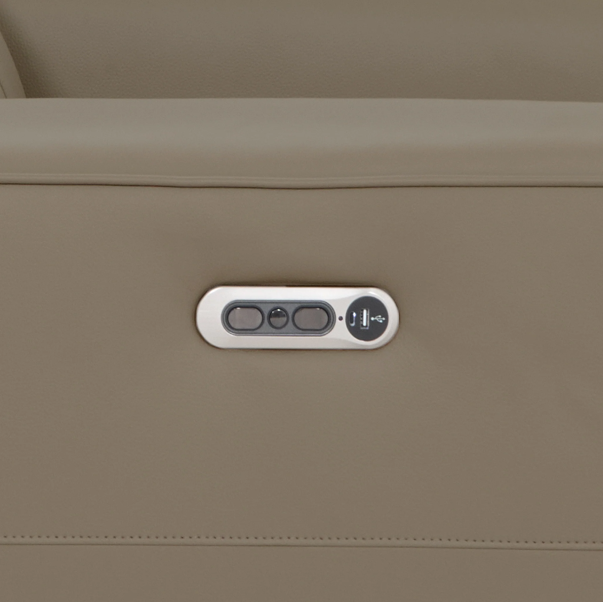 Radford Leather Power Reclining Corner Chaise Sofa - Image 7