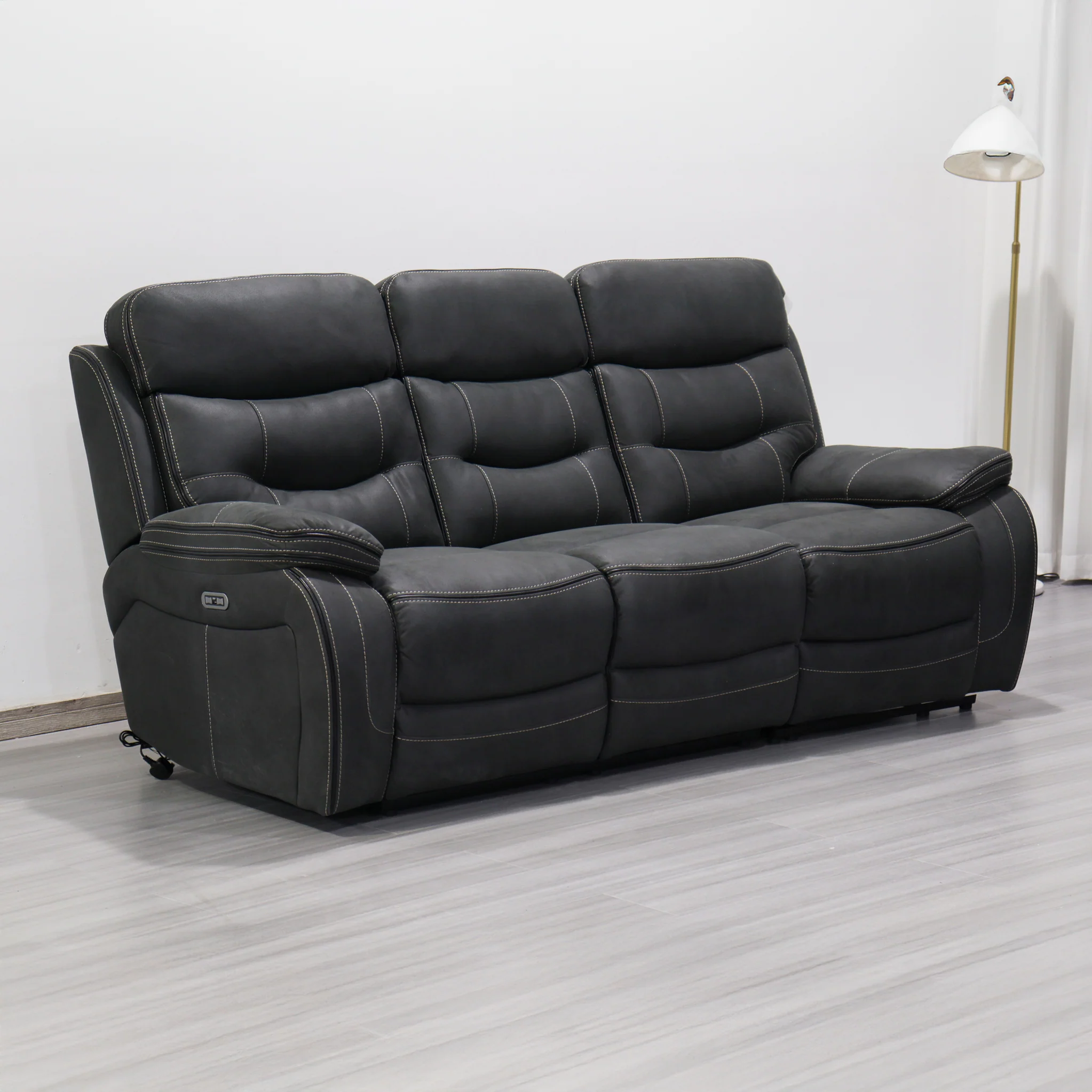 Stanford Dual Motor Power Reclining 3 Seater Sofa