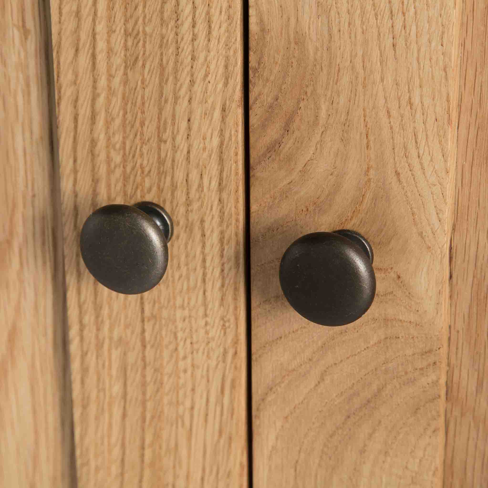 Surrey Oak Double Wardrobe & Drawer - Image 16