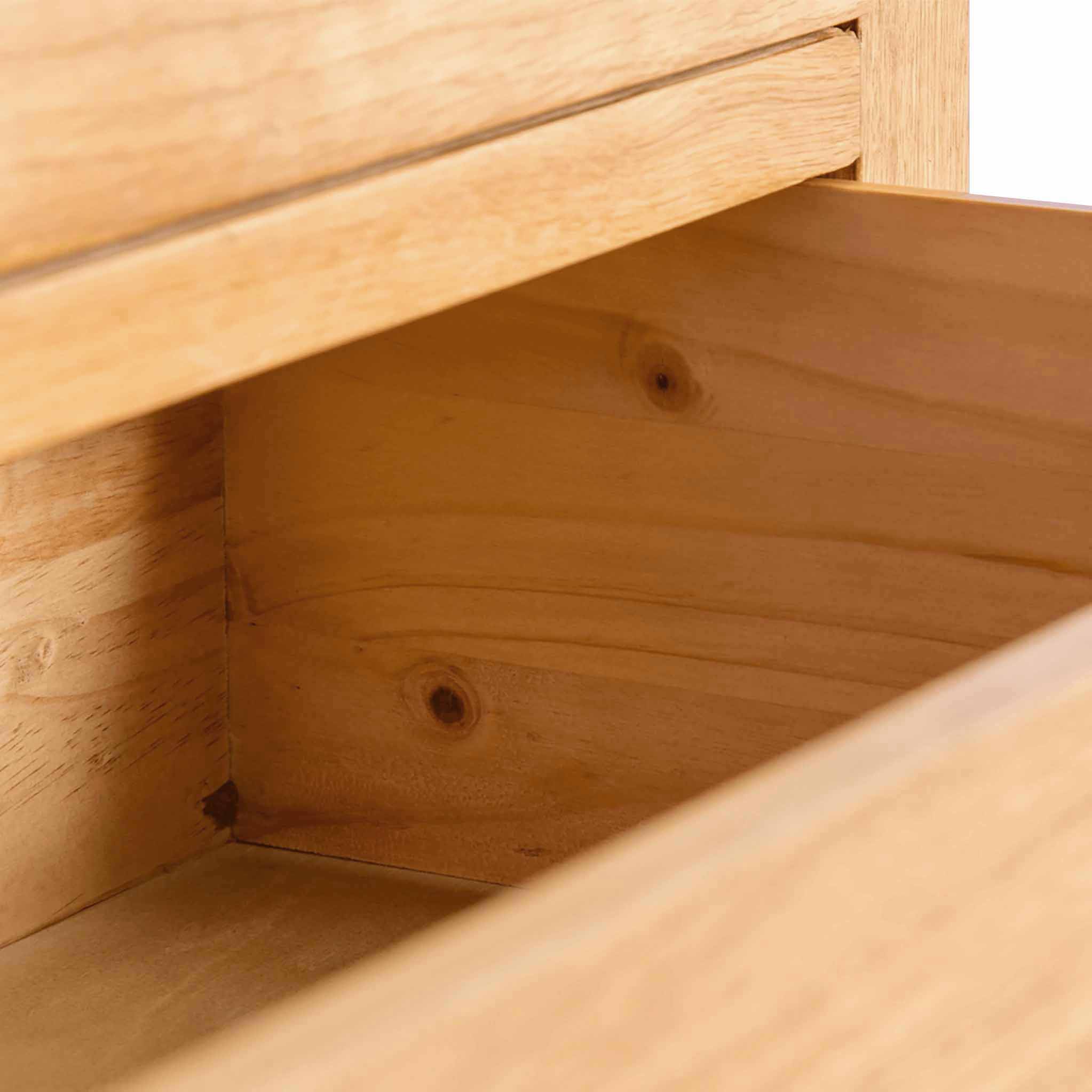 Surrey Oak 3 Drawer Chest - Image 10