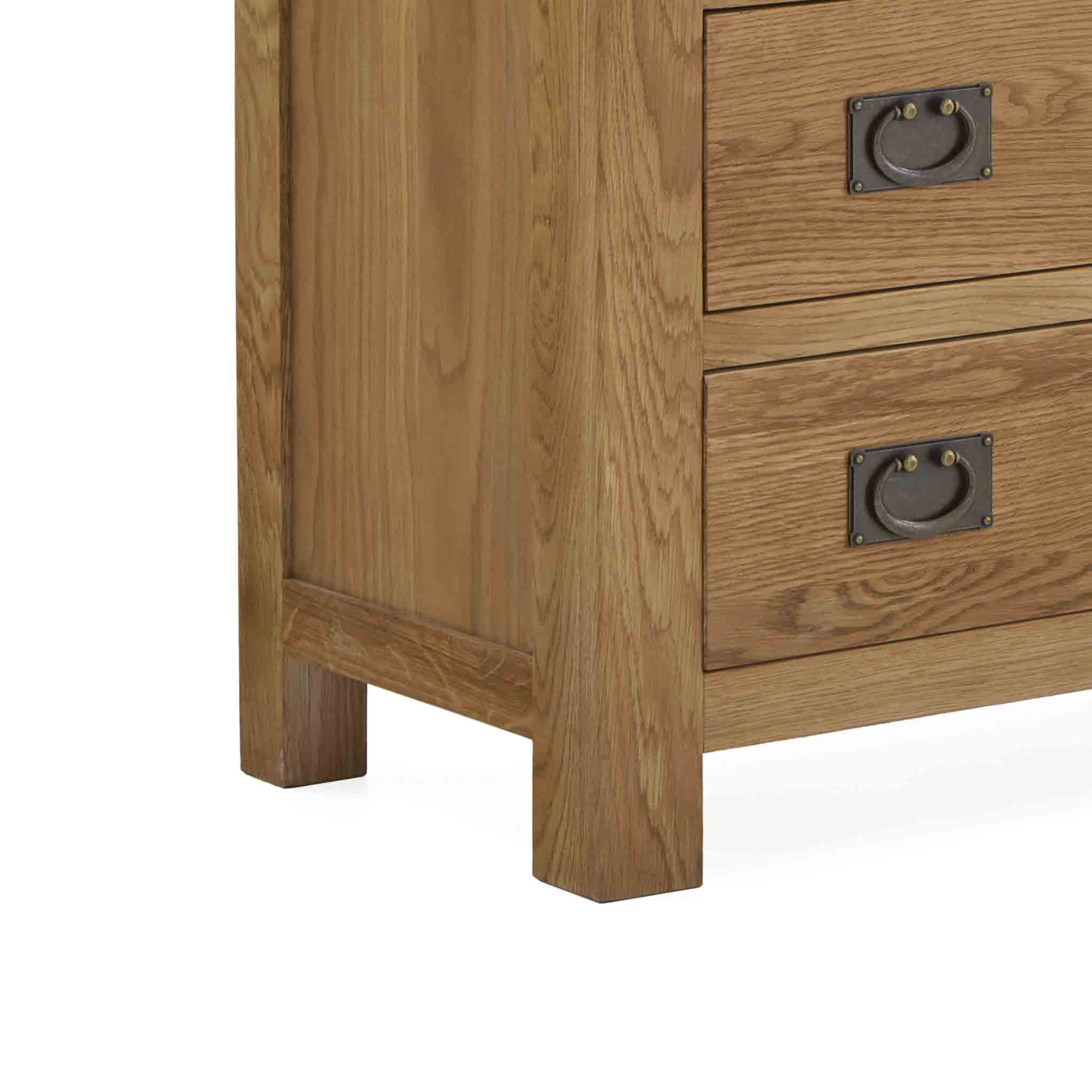 Zelah Oak 5 Drawer Chest - Image 14
